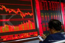 Bursa Asia rontok diguncang berbagai kabar buruk