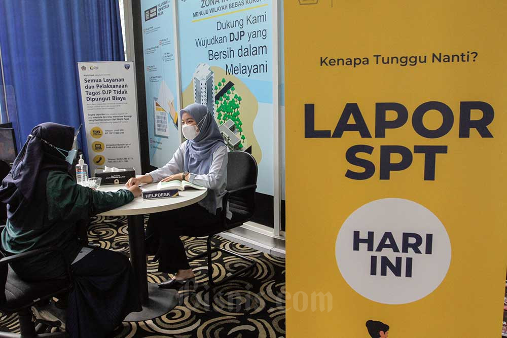 Pelaporan SPT Orang Pribadi Turun 1,21%