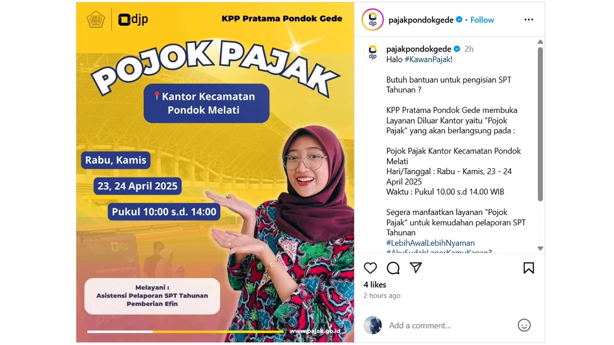 Lupa EFIN dan Butuh Bantuan Lapor SPT? WP Bisa Manfaatkan Pojok Pajak