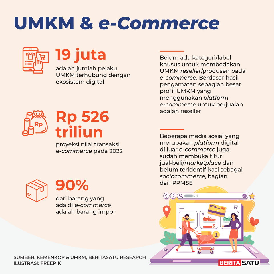 Alasan Pemerintah Gandeng E-Commerce Tarik Pajak Pedagang Online