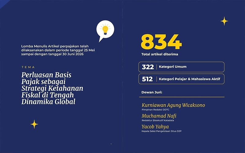 Resmi Ditetapkan, Ini Pemenang LMA Perpajakan 2026 DJP