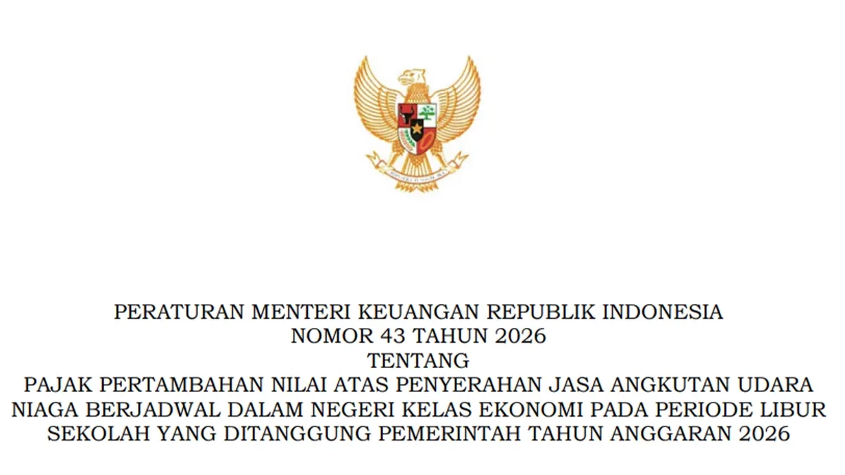 PMK Baru Terbit! PPN Tiket Pesawat Kembali Ditanggung Pemerintah