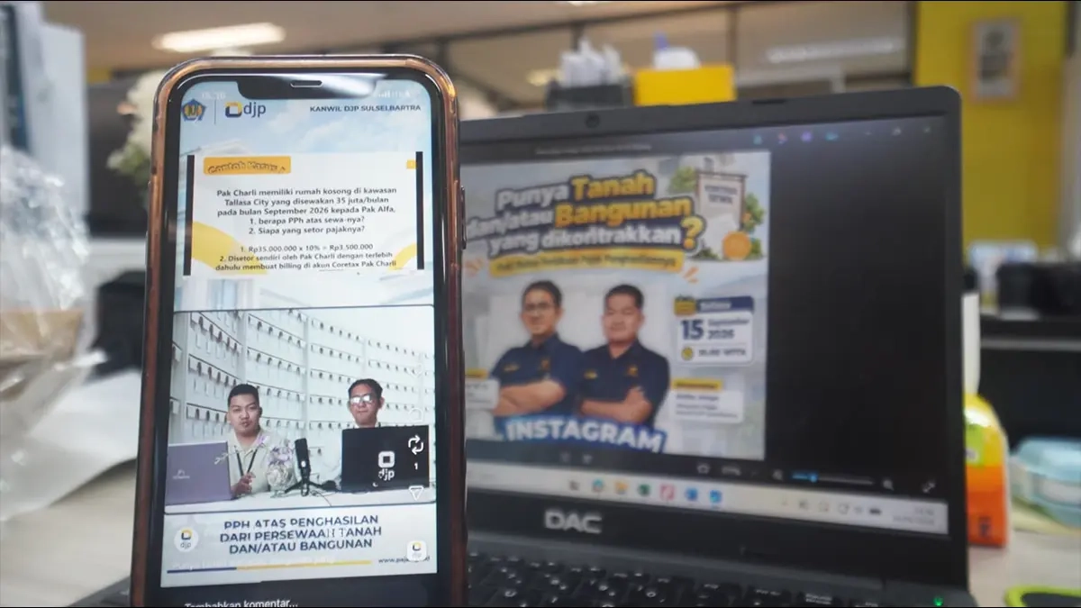 Ramai Isu Pajak Kontrakan pada 2027, Kanwil DJP Adakan Edukasi Daring